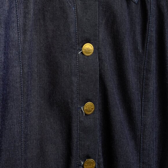 Chloe Indigo Denim Shirtdress - Picture 7 of 13